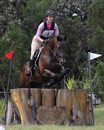 Eventer Chrissy Grear and off the track Thoroughbred Dalis. Image: Lisa Grund Photography