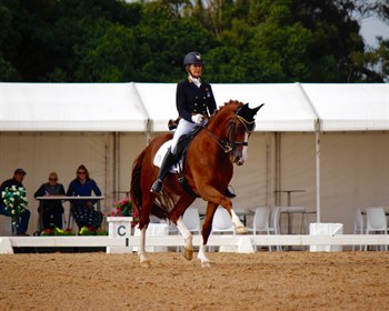 Lesley-Anne Taylor and Amicelli Gold produced a flashy test for third place.