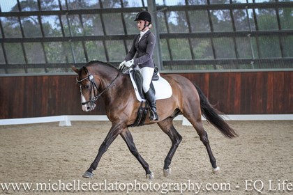 Phoebe Foulkes on Fire & Magic in the Novice 2.3 Horse at the Vic Youth Dressage Championships