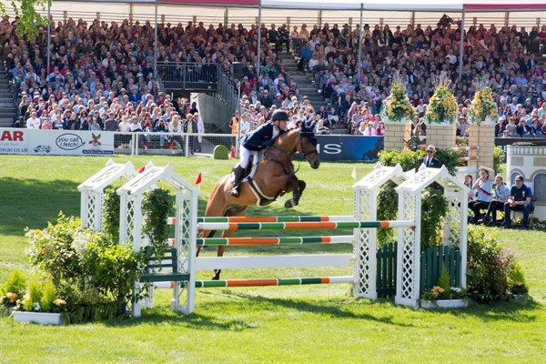 Michael Jung and Sam on their way to second place - © Ginette Snow