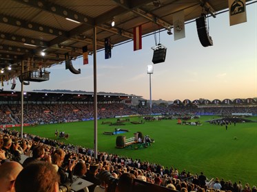 Aachen stadium and crowd