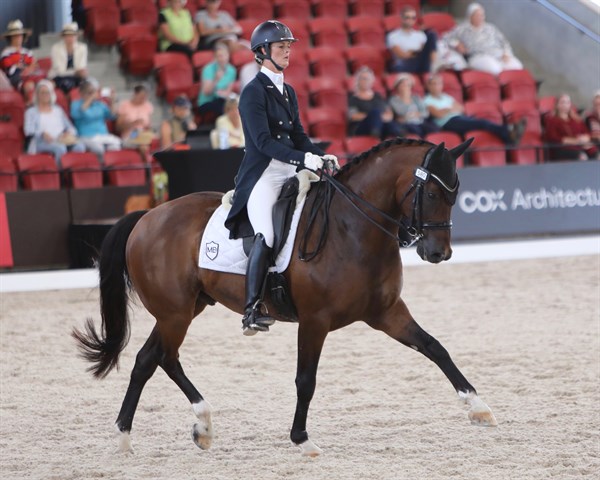 Alycia Targa and CP Dresden in the CDI4* Grand Prix Freestyle at WP © Roger Fitzhardinge