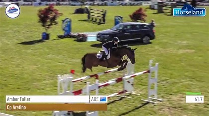 Amber Fuller and CP Aretino. Image: EQ Life live stream