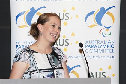 Australian Paralympic Team Chef de Mission Kate McLoughlin. © Australian Paralympic Committee