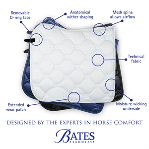 Bates Saddles saddle pad launch for Australia - dressage pad
