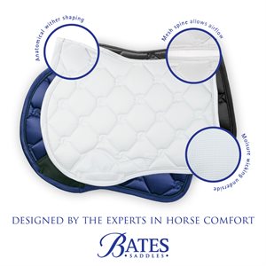 Bates Saddles saddle pad launch for Australia - jumping pad