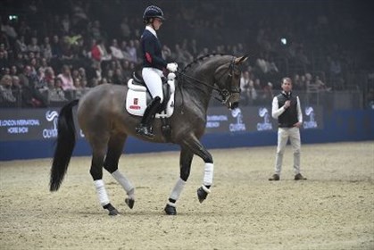 Charlotte Dujardin and Mount St John Freestyle. Photo: Olympia Horse Show (Not for reuse)