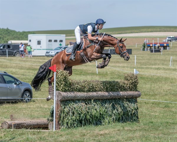 Chris Burton and Caliber Royale, winners in the Novice (Section I) - © William Carey