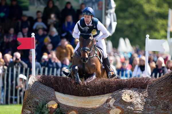 Chris Burton and Graf Liberty were third after the cross country. © Elli Birch/BootsandHooves