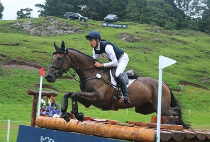 Christopher Burton & Graf Liberty on their way to winning the ERM class at Blair Castle International Horse Trials, 2018. © Iain Campbell