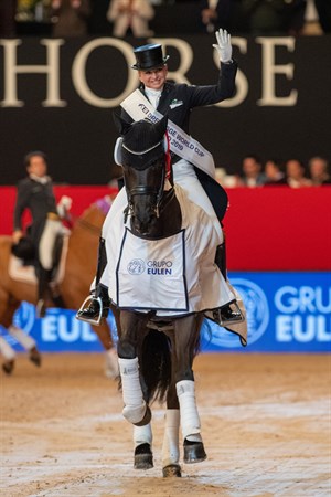 Dorothee Schneider riding DSP Sammy Davis JR in Madrid, Spain © FEI