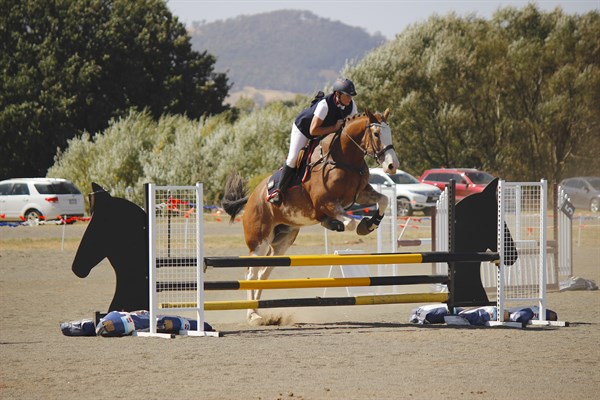 A rider in the level three section - © Adele Severs/EQ Life