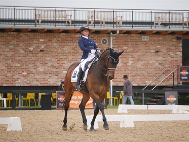 Emma Booth and Zidane at the 2019 Serata Equine Dressage Festival at Boneo Park © The Australian Equestrian Team