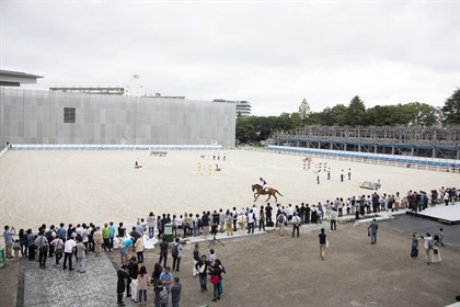 Equestrian Park main arena Tokyo 2020 Olympic venue  © FEI/Yusuke Nakanishi