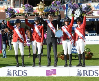 FEI Nations Cup™ Jumping 2017 Europe Division 1 League in Dublin (IRL). © FEI/Christophe Taniere