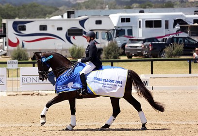 In the Grand Prix Dressage, the field is rich with talent, including five-time Olympian, Mary Hanna