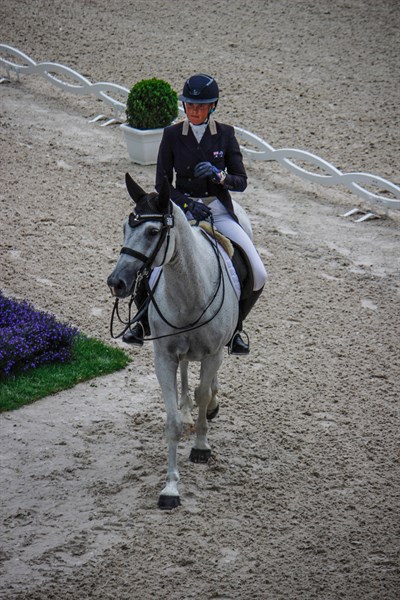 Isabel English and Feldale Mouse scored 34.5 in the dressage