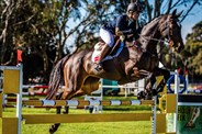 Jade Finlay and Oaks Cordelia joining the "names" jumping to victory in the 2018 MI3DE in the CCI3* - © Geoff McLean/Gone Riding Media