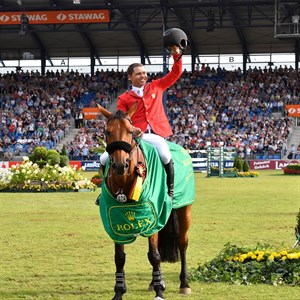 Kent Farrington and  Gazelle, winners of the 2019 Rolex Grand Prix at CHIO Aachen © CHIO Aachen/ Michael Strauch