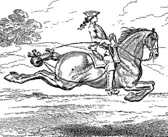 La Cabriole, Cavalry school, La Guerinière ed 1733.