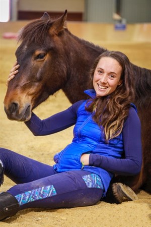 Lara and her brumby Cooper. © PlanBphoto
