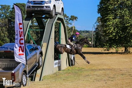 Laura Wallace riding Van Heck in the CIC3* at Wandin International Horse Trails - Photo by Phillip Chodorowski at Trot-Shots Photography (www.trot-sho