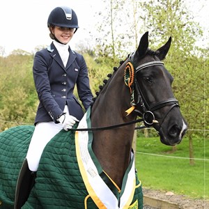 Lily Payne (13 years old) and Beckhouse Cancara - © British Dressage