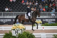 Mary Hanna and Boogie Woogie 6 scored 68.323% in the Grand Prix - © Michelle Terlato