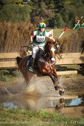 Megan Jones shows her experience in the water on Kirby Park Impress in the CCI3* © Michelle Terlato