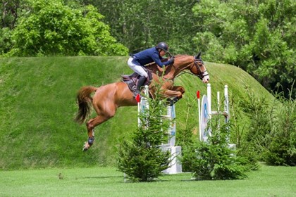 Michael Whitaker and Viking competing at Hickstead (c) Craig Payne (NOT FOR REUSE)