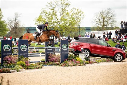 Oliver Townend had to be perfect in the show jumping with Cooley Master Class. © Mackenzie Clark for Red Bay Photo