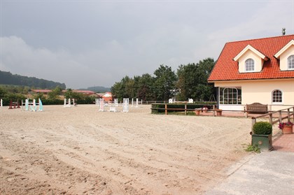 One of the many outdoor arenas.