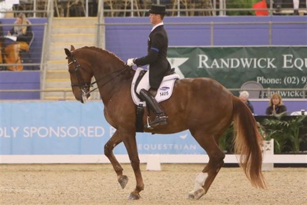 PPH Zeppelin and David Mckinnon finished 5th in the Grand Prix with 67.41% - © Roger Fitzhardinge