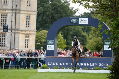 Pippa Funnell retained her lead with MGH Grafton Street © Bughley horse Trials