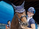 Rixt Van der Horst (NED) with her new horse, Findsley - © FEI / Liz Gregg
