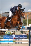 Rowan Willis and Blue Movie had a wonderful four days of jumping and did Australia proud - © Michelle Terlato