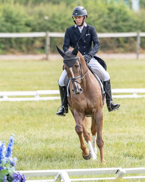 Sam Griffiths and Billy Liffy were the leaders after the dressage in the CIC2* - © William Carey