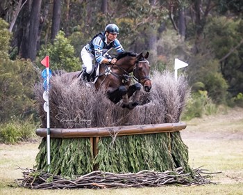 Shane Rose and Easy Turn at Wallaby Hill Three Day Event 2019 - event use only © Stephen Mowbray