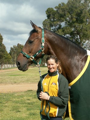 Sharon Jarvis and Ceasy © Equestrian Australia