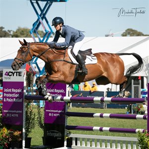 Shenae Lowings and Bold Venture, winners of the CCI4*S. Image: Michelle Terlato Photography