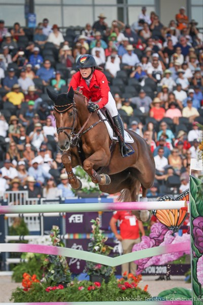 Simone Blum had a clear first round on DSP Alice to take the gold - © Michelle Terlato