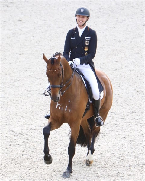 Sönke Rothenberger and Cosmo.