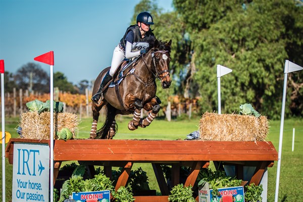 Stephanie Ivanovic and Mighty Tosca in the Junior CCI1* - © Geoff McLean/Gone Riding Media
