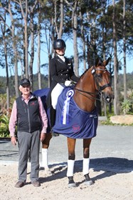 Terry Snow, Shannan Goodwin and Aristede at the first Dressage by the Sea CDI. © Roger Fitzhardinge