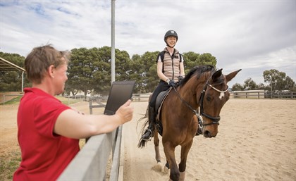 The Equine Centre has multiple arenas for use for students