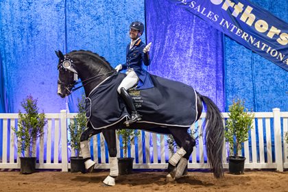 The Interpath 4CYTE Grand Prix Freestyle had John Thompson and JHT Chemistry dancing their way to first with 75.195%. © Simon Scully