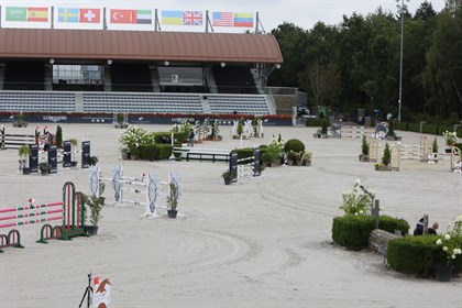 The main competition arena at Stal Tops.