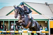 Tim Boland and Napoleon where overnight leaders after cross country, but had a rail to finish 2nd in CCI2* - © Geoff McLean/Gone Riding Media