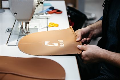 Upholstery – whether it be fabric or leather – is also performed in-house to ensure quality.