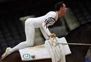 Vaulting Thomas Brusewitz of Germany on Patric looser © FEI/Martin Dokoupil
